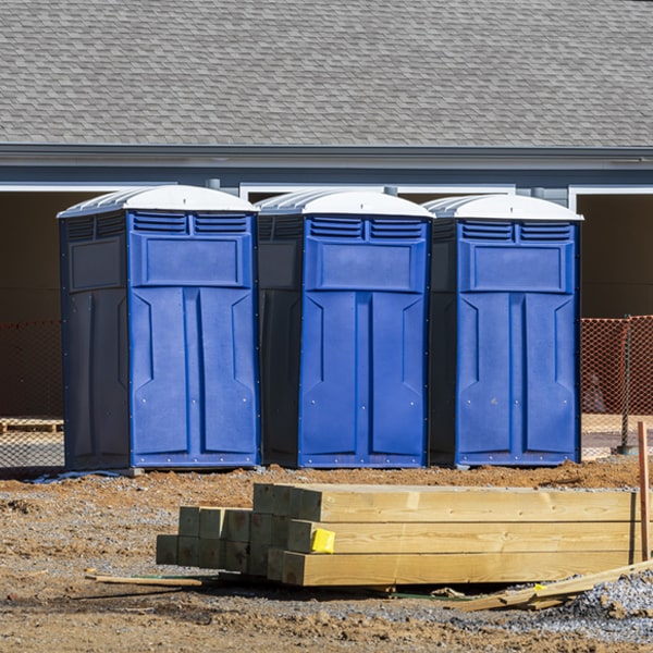 are there any restrictions on what items can be disposed of in the porta potties in Hubbard OR